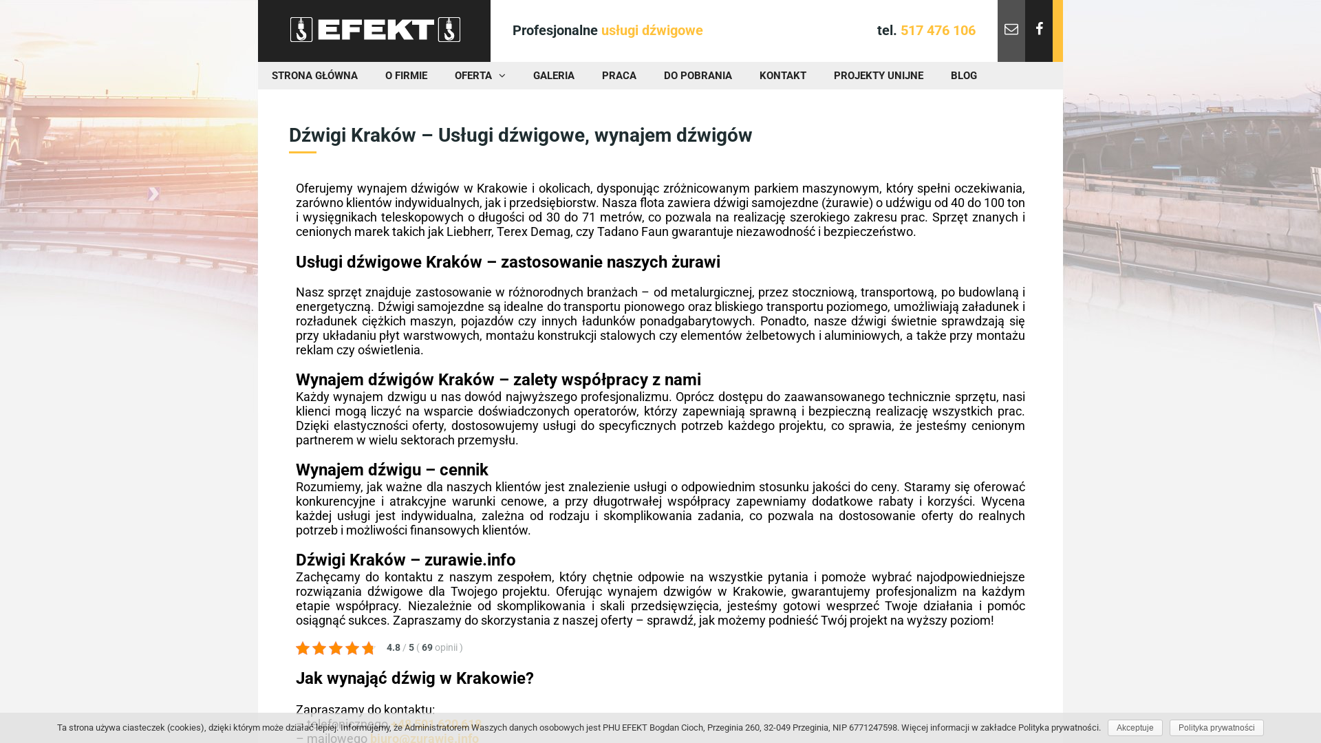Dźwig na budowie w Krakowie - jak dobrze zaplanować prace z ciężkimi elementami?