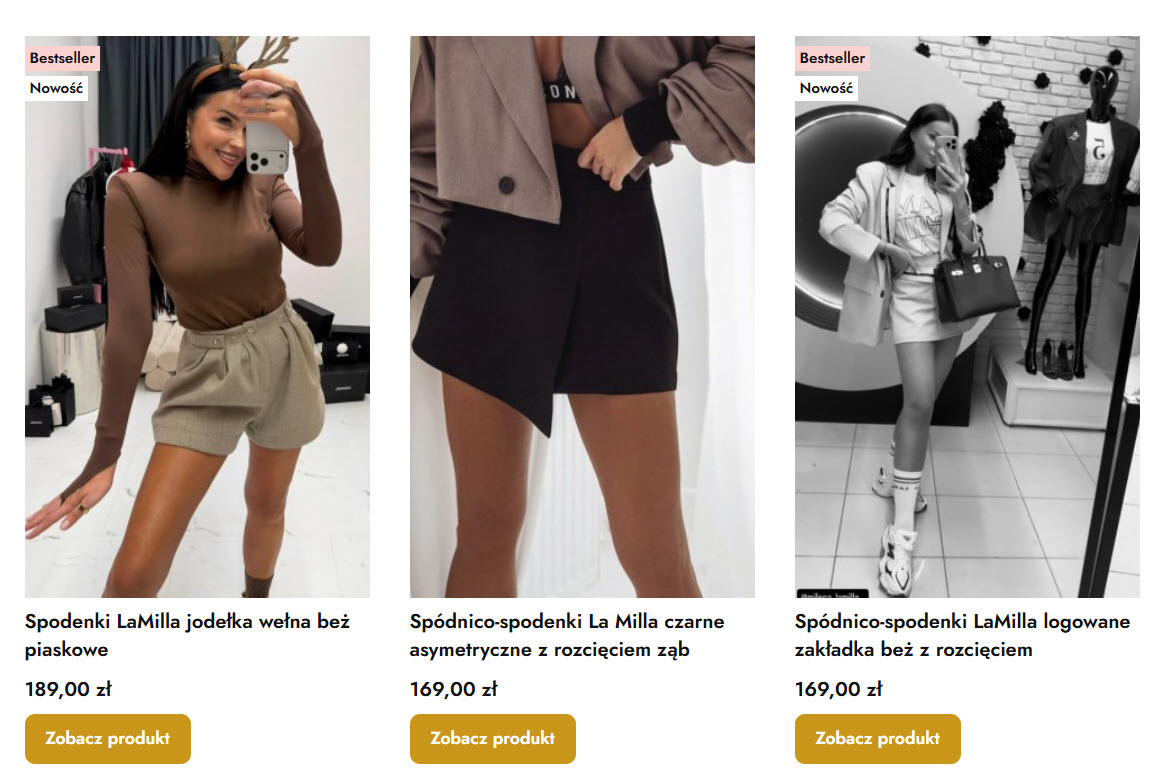 Na co zwrócić uwagę przy zakupie spódnico spodenek La Milla?