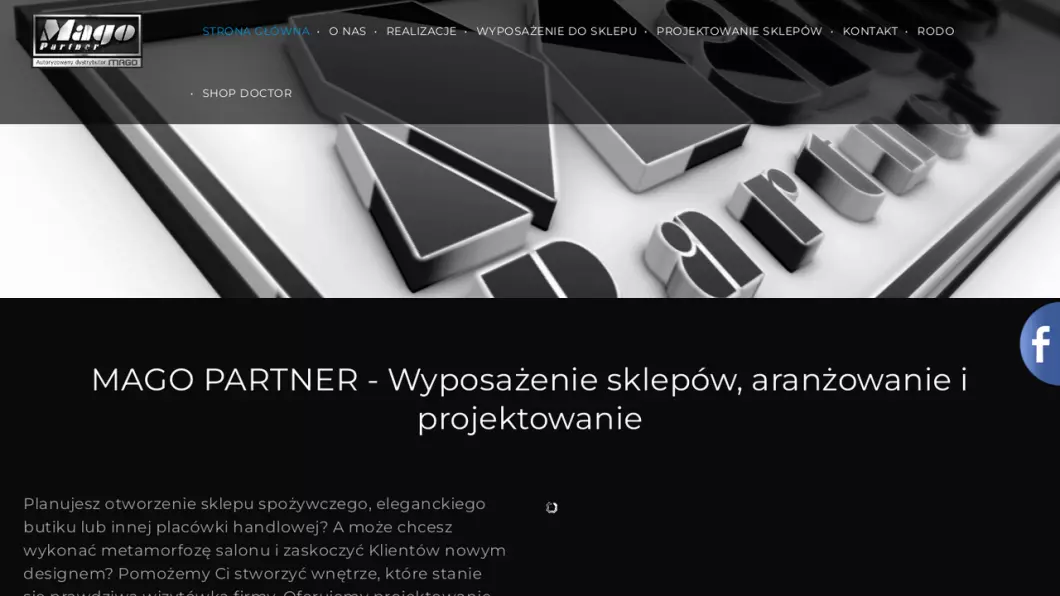 Mago Partner. Projektowanie, aranżacja, wyposażenie sklepów i magazynów - podgląd