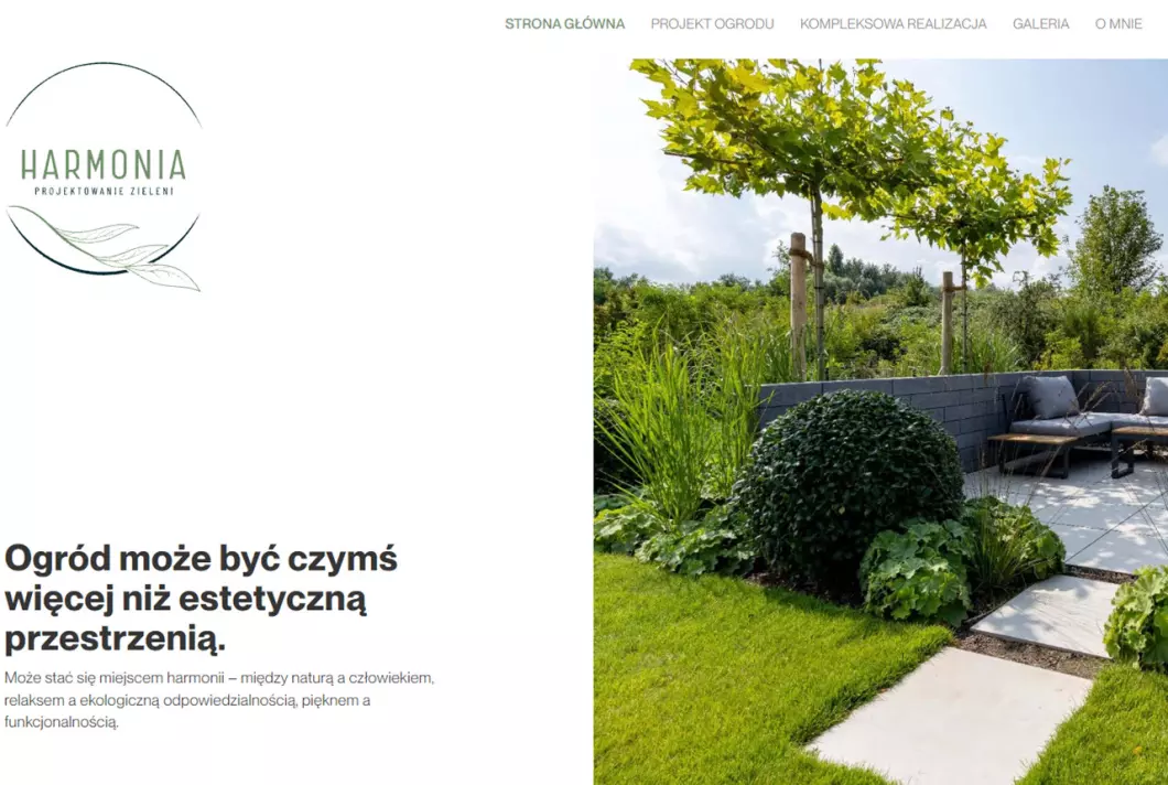 Harmonia - Projektowanie Zieleni - podgląd