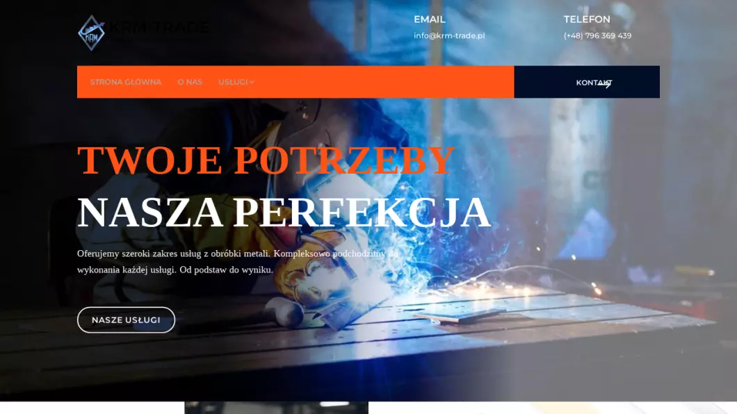 Zakład obróbki metali | KRM-Trade sp z o.o. - podgląd
