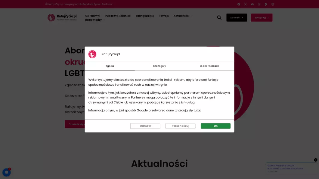 RatujŻycie.pl - podgląd
