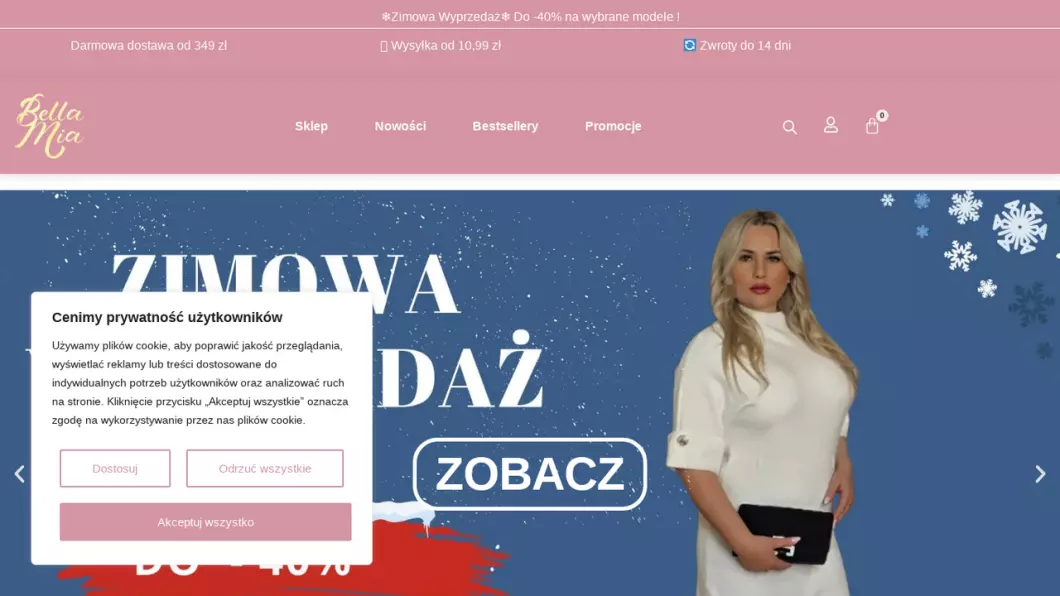 Damska odzież, moda włoska | Bella Mia - podgląd