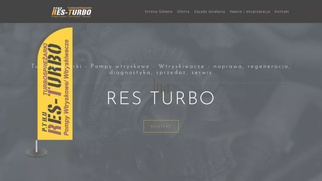 RES-TURBO - regeneracja turbosprężarek - podgląd