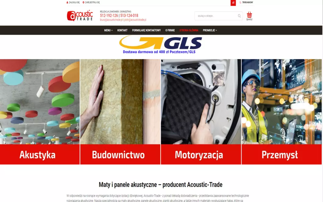 Acoustic-Trade - maty akustyczne - podgląd